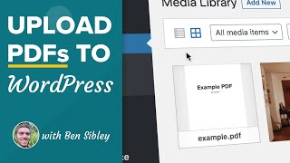 How to Upload a PDF to WordPress (It