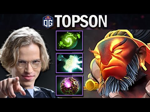 OG.TOPSON EMBER SPIRIT WITH 21 KILLS - DOTA 2 7.28 GAMEPLAY
