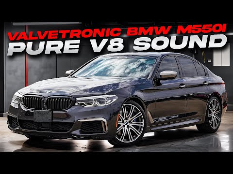 THE ULTIMATE BMW M550i EXHAUST UPGRADE - Valvetronic Designs Valved Sport Exhaust + Stock Downpipes