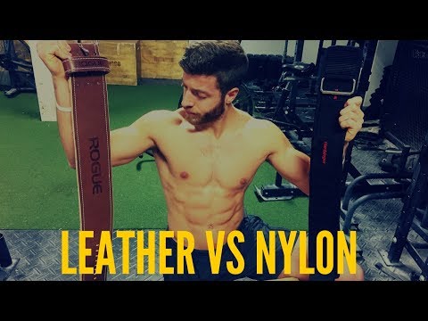 Leather vs Nylon Lifting Belts: What Are the Differences?