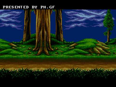 SEGA MEGA DRIVE - Line Scrolling Effect (TEST)