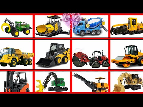 ABC Construction Vehicles | Learn Construction Vehicles  Assembly Show -Truck for Kids