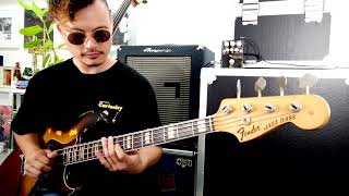 Video thumbnail for Vivie Rhinotes Bass Overdrive Pedal Sound Check by gurasanpark