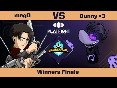 megD (Levi) vs Bunny (Rayman) - Winners Finals - Brawlhalla | Platfight Online