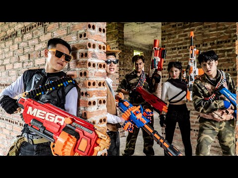 LTT Nerf War : Couple SEAL X Warriors Uses Nerf Guns Destroy Dr. Lee Fight Big Boss Gang