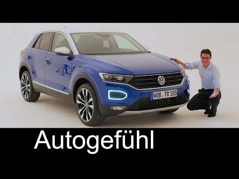 VW T-Roc REVIEW Exterior/Interior all-new Volkswagen compact SUV neu - Autogefühl