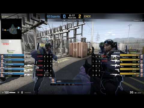 ESports - CS:GO, G2 vs ENCE, ESL One New York 2019 (26th of September 2019), Nuke - Map 2