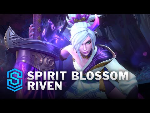 Spirit Blossom Riven Wild Rift Skin Spotlight