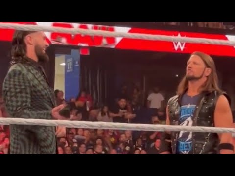 AJ Styles Calls Out Edge WWE RAW 21 March 2022 Show- Seth Rollins Want Wreslemania Match -Seth vs AJ