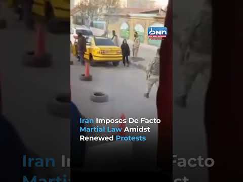 Iran Imposes De Facto Martial Law as Massive Protests Erupt — Heavy Security Deployments!
