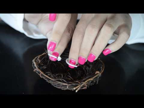 Cathedral Vintage Engagement Ring Bridal Set (2 Rings) (0.63 Ct. Twt.) - TwoBirch ST-ENG-206-WG-BF