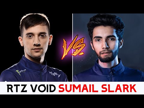 Arteezy "FACELESSVOID" VS SumaiL- "SLARK" THE DOTA 2 KING BATTLE? | DOTA 2 MICRO