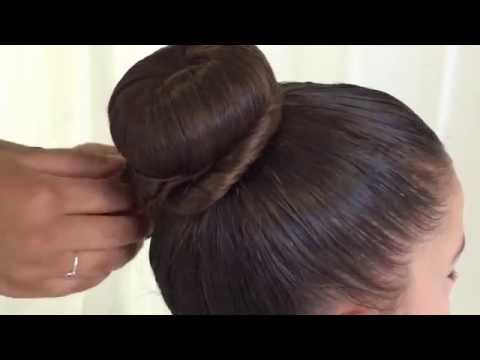 Dance Hairstyle Tutorial - Donut Bun (with twists)