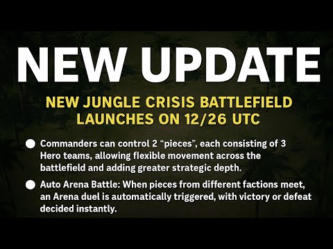 New Big Update | Jungle Crisis - Garrison Changes- Federation buffs | Doomsday Last Survivors 