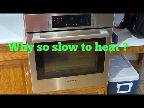 How to fix Bosch wall oven not heating properly