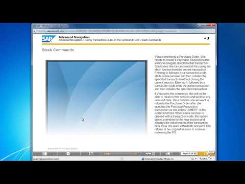 Advanced Navigation in SAP ERP System