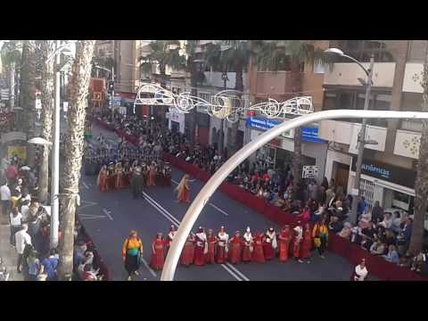 Espectacular desfile de Moros y Cristianos en San Vicente del Raspeig -  Alicante/ 1º parte
