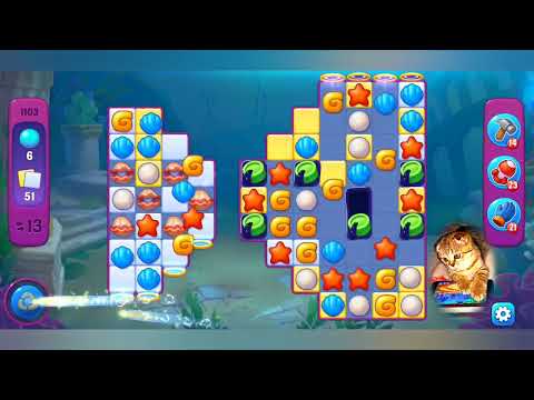 Fishdom 2022, no Boosters,  1103  level  -  прохождение без бустеров,  1103  уровень.