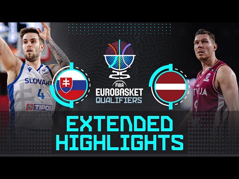 Slovakia 🇸🇰 vs Latvia 🇱🇻 | External Highlights | FIBA EuroBasket 2025 Qualifiers
