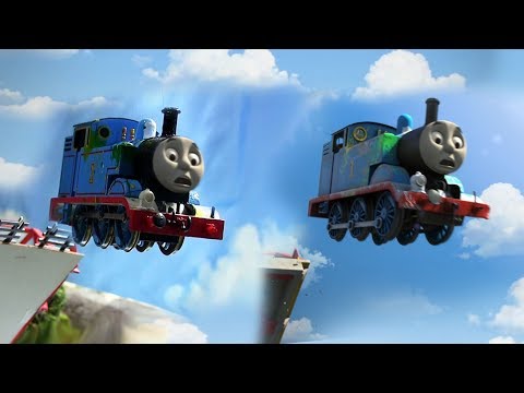 Vicarstown Bridge JUMP! Great Race Remake Comparison - Thomas & Friends OO/HO