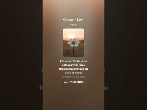 Summer Love #KeaneStyle #british #pop #ballad  #ambient