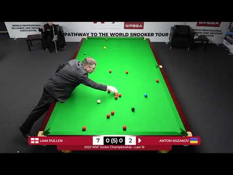 Liam Pullen v Anton Kazakov - WSF Junior Championship (February 2022)