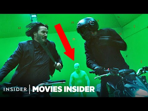 What 12 Keanu Reeves Stunts Looked Like Behind The Scenes | Movies Insider | Insider