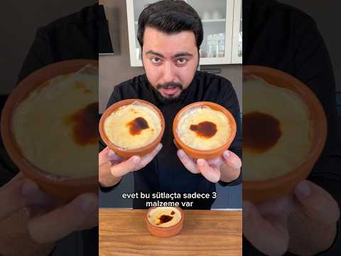 Sadece 3 Malzemeli Sütlaç