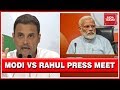 PM Modi S First Press Meet Vs Rahul Gandhi Press Meet On Last Day Campaign Lok Sabha Elections