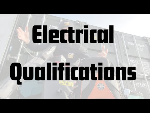 Qualifications needed to be an electrician in the UK