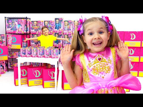 Диана и Рома играют в магазин игрушек Love, Diana