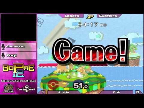 BoPME 12 Melee - Amida (Jigglypuff) vs. Cob (Peach) Losers Quarters