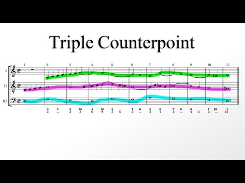 Triple Counterpoint || Moveable Counterpoint 8