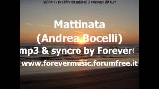 Andrea Bocelli - Mattinata - KARAOKE