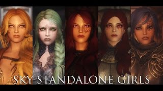 TES V - Skyrim Mods: SKY Standalone Girls