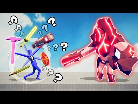 RANDOM WEAPON vs EVERY ( NEW ) BOSS | TABS - Totally Accurate Battle Simulator