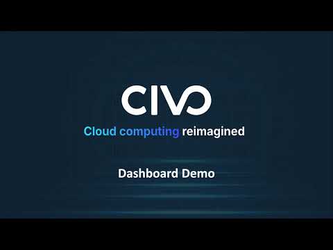 Civo dashboard demo of a Kubernetes deployment