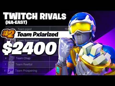 2ND PLACE IN TWITCH RIVALS ($2400) 🥈 | Pxlarized