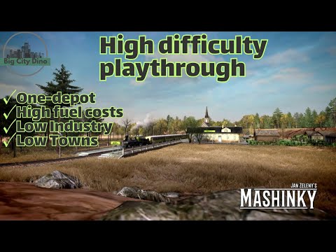 The beginning [01] Mashinky | High difficulty playthrough