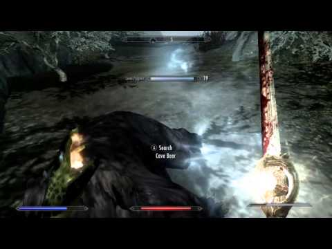 Let's Play Skyrim Reachcliff cave