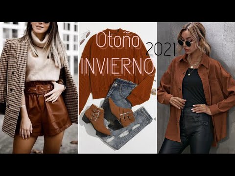 COMBINACIONES DE MODA 2021/2022 OUTFITS TENDENCIAS OTOÑO INVIERNO MUJER OUTFITS Y LOOKS EN TENDENCIA