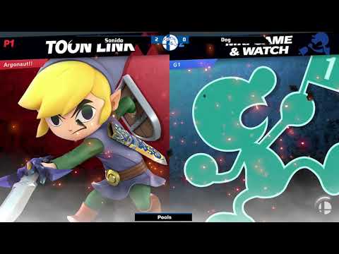 Masamune (Toon Link, Wolf) vs Professor (Little Mac, Chrom, G&W) - Singles Pools: September 2019