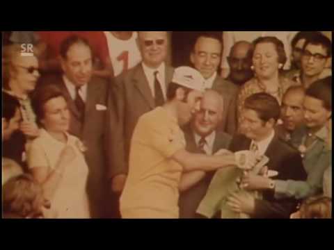 TDF 1972 remise du Maillot Vert (Voulu par la direction du tour!)