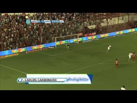 Gol Carbonero. Argentinos Jrs. 0 Arsenal 2. Torneo Final. Fecha 3. Fútbol Para Todos