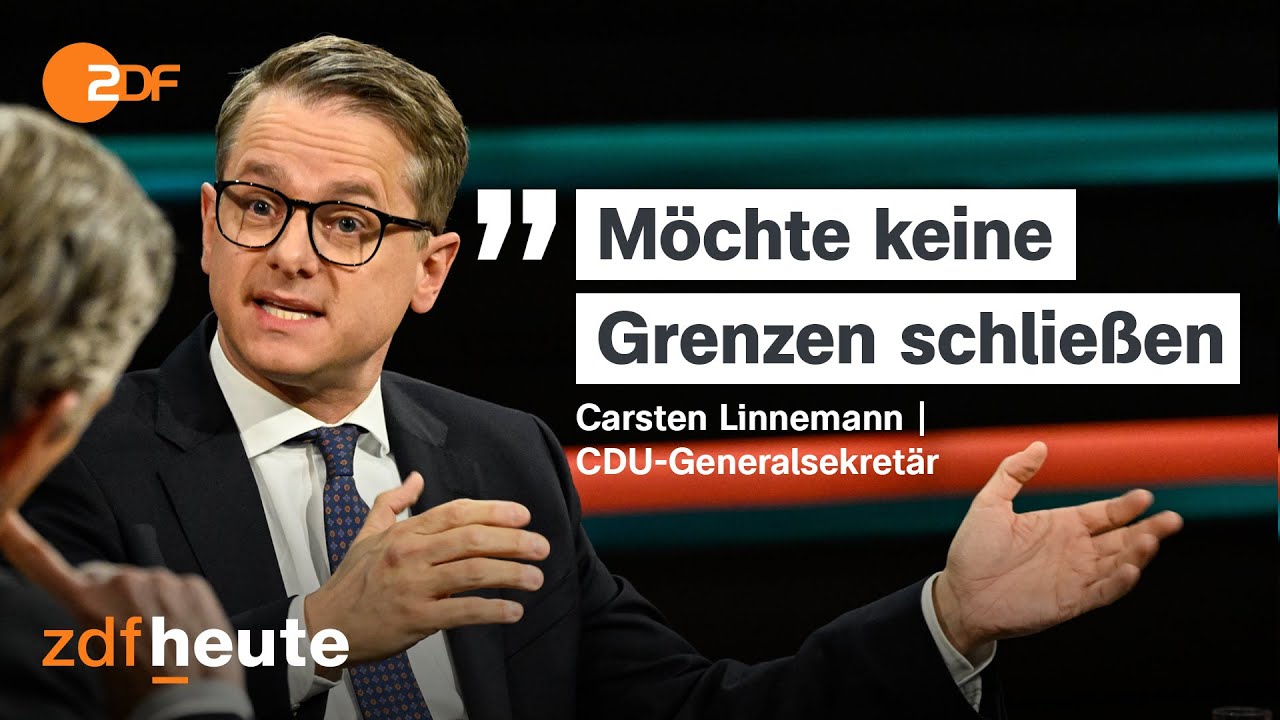 SPD und Union: Wer kann Migrations-Forderungen durchsetzen? | Markus Lanz vom 25. Februar 2025