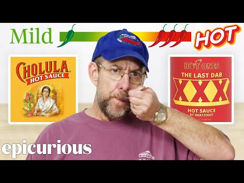 'Pepper X' Creator Ed Currie Tries 32 Hot Sauces | Epicurious