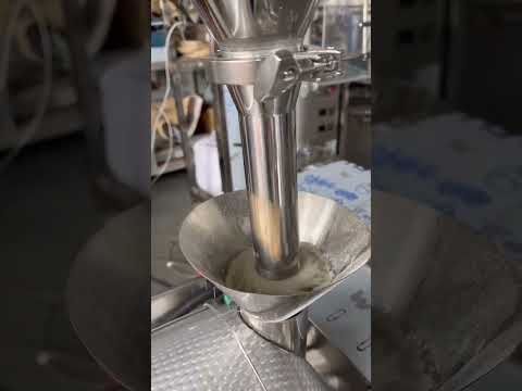 Automatic small vertical powder packaging machine working video