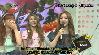 [Sub Español] KARA - Entrevista KBS Music Bank