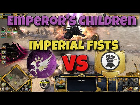 Imperial Fists vs Emperor’s Children – Brutal 1v1 Showdown DoW Unification #warhammer40k #rts