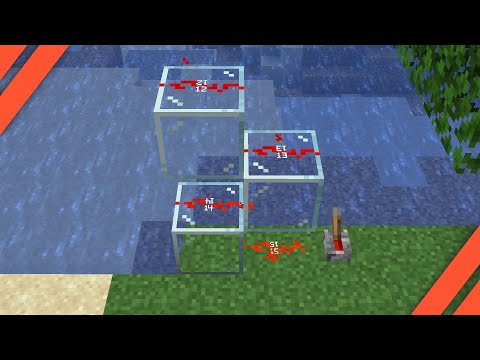 Glass and Redstone Minecraft Trick